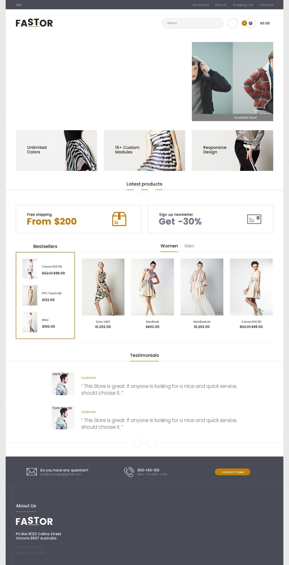 rt-fastor-fashion4.myshopify.com shopify website screenshot