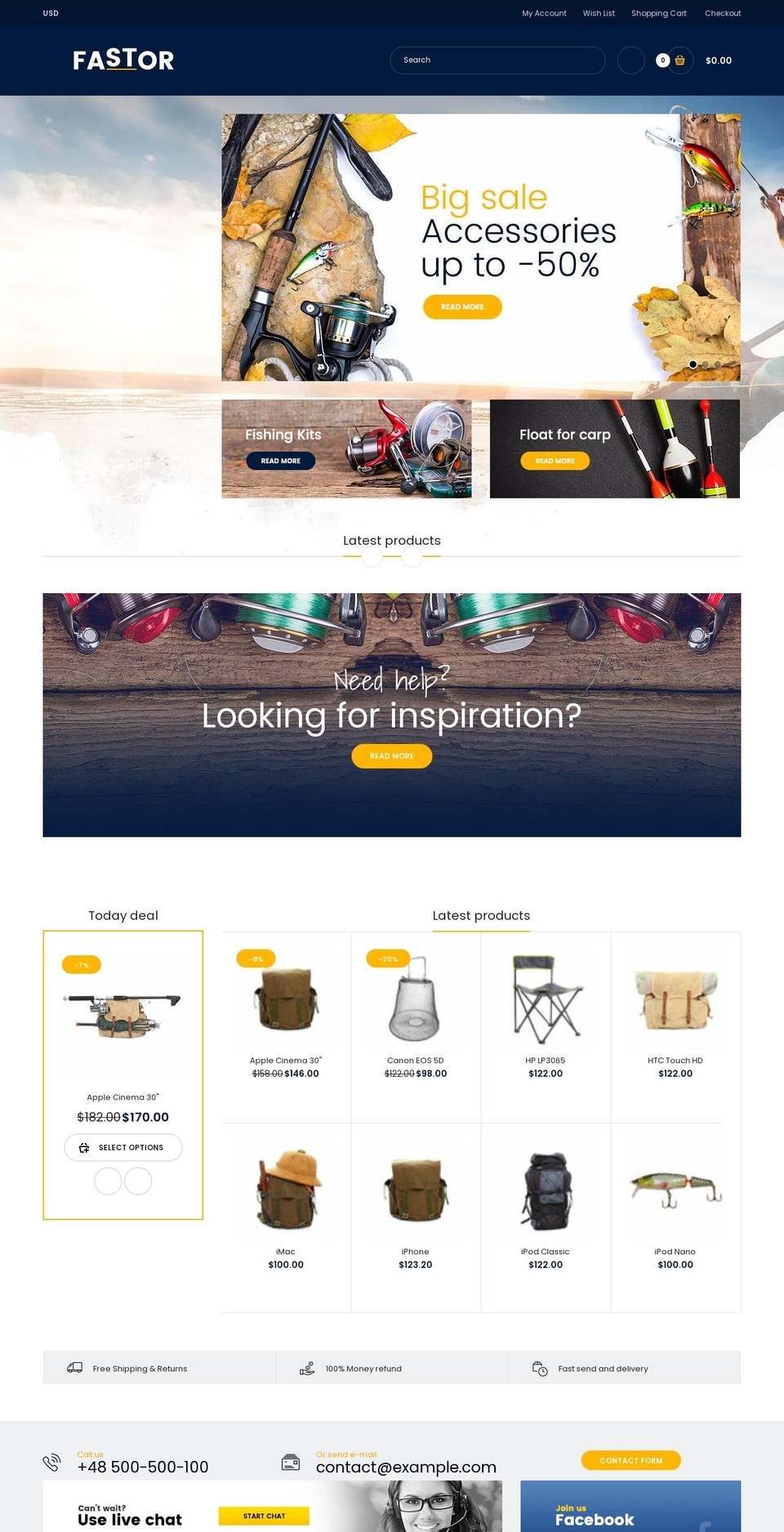 rt-fastor-fishing.myshopify.com shopify website screenshot
