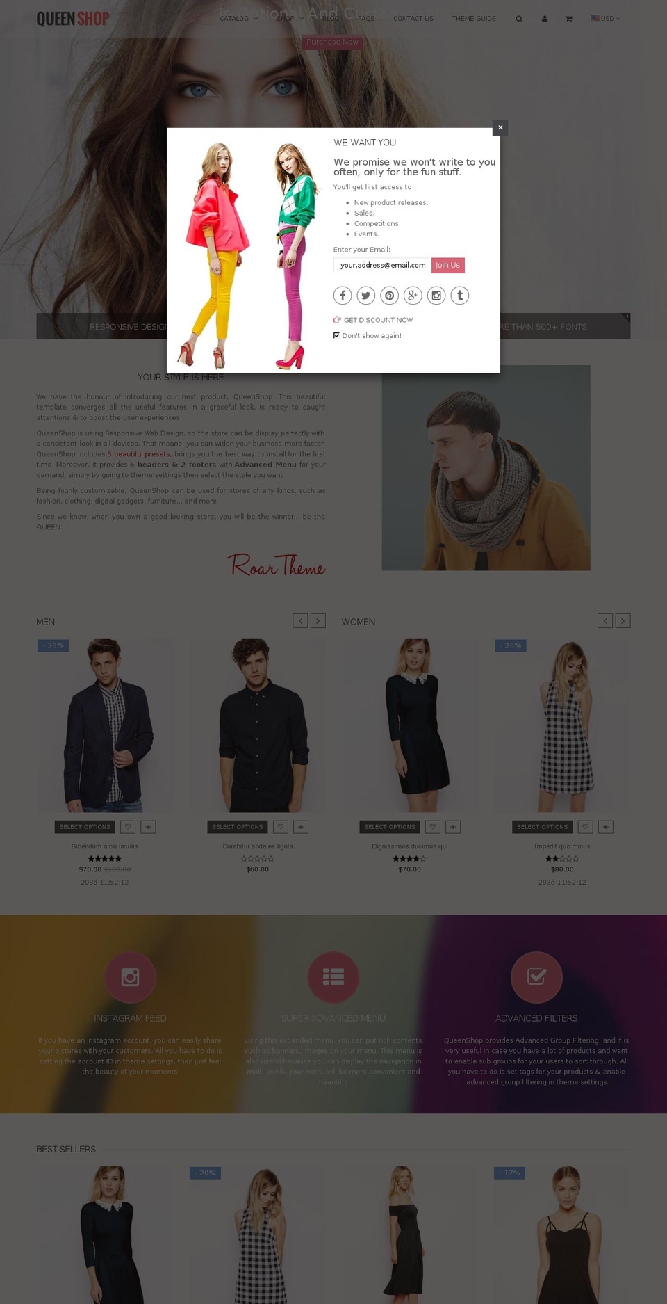 QUEEN Shopify theme site example rt-queen.myshopify.com