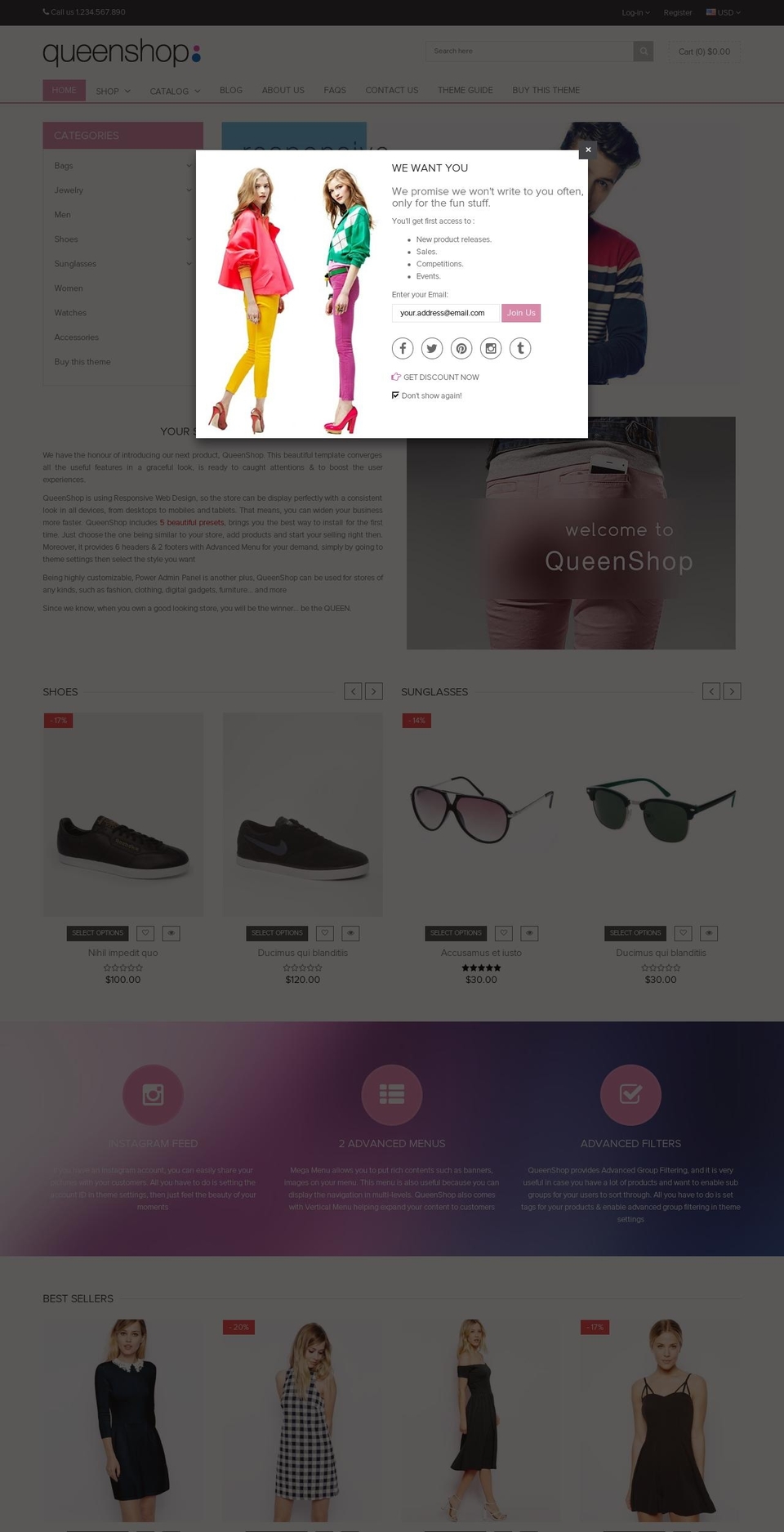 QUEEN Shopify theme site example rt-queen1.myshopify.com