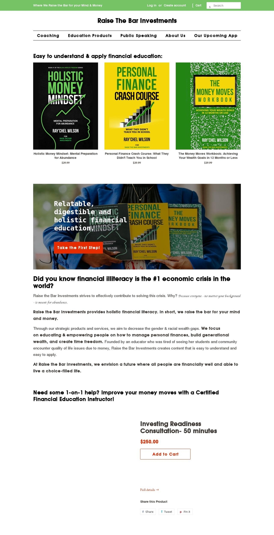 rtbinvestments.org shopify website screenshot