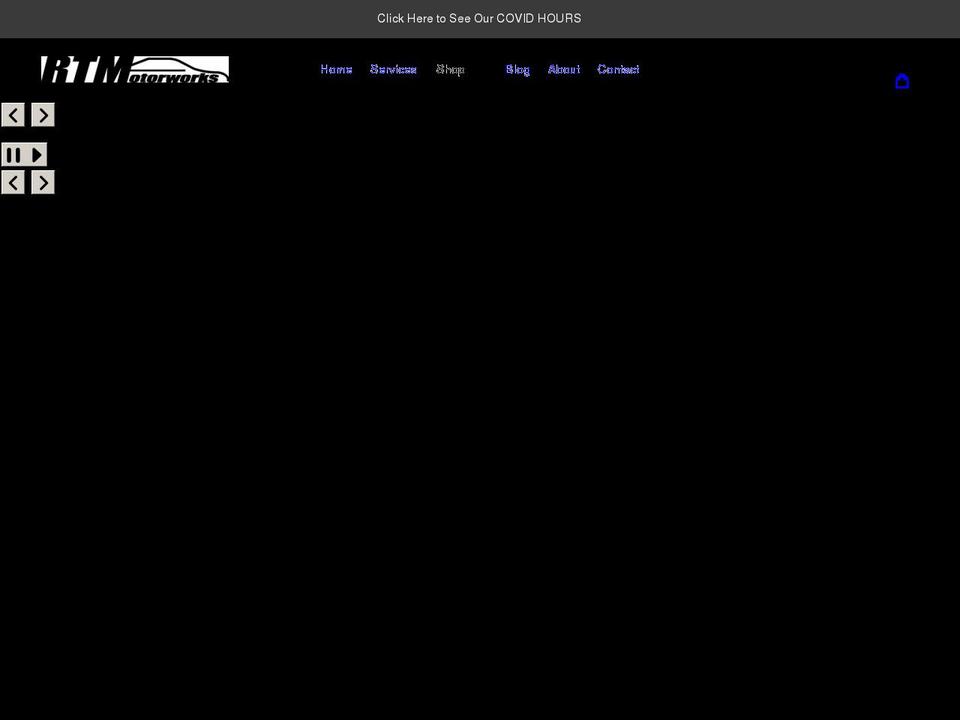 rtmotorworks.com shopify website screenshot