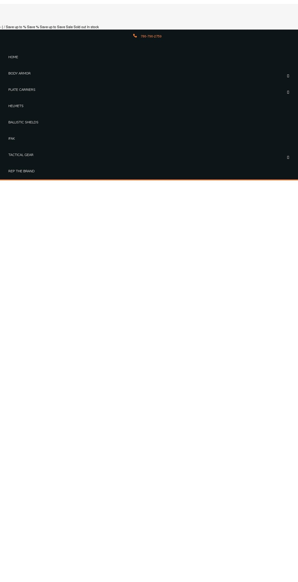 rtstactical.com shopify website screenshot