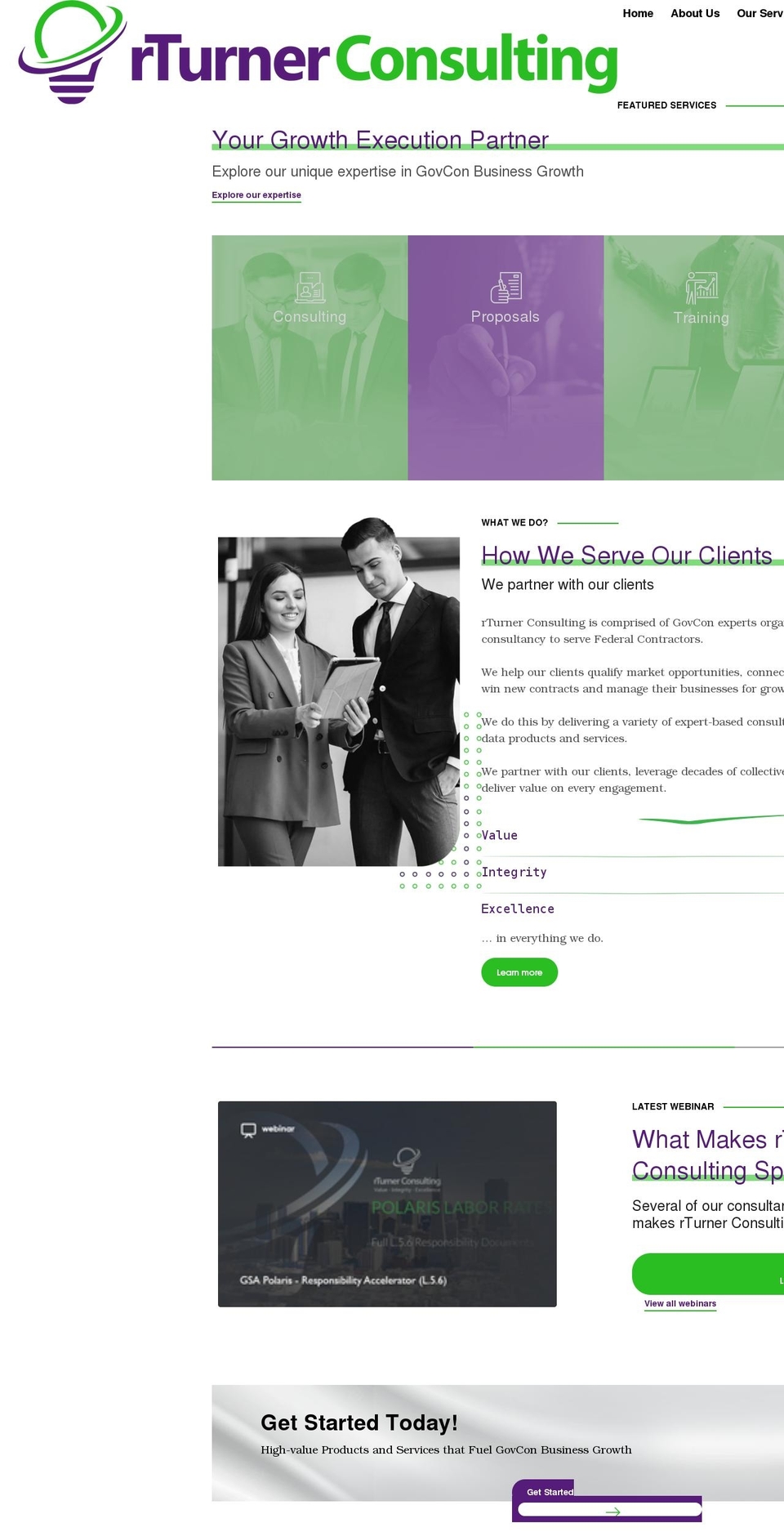 rturner.net shopify website screenshot