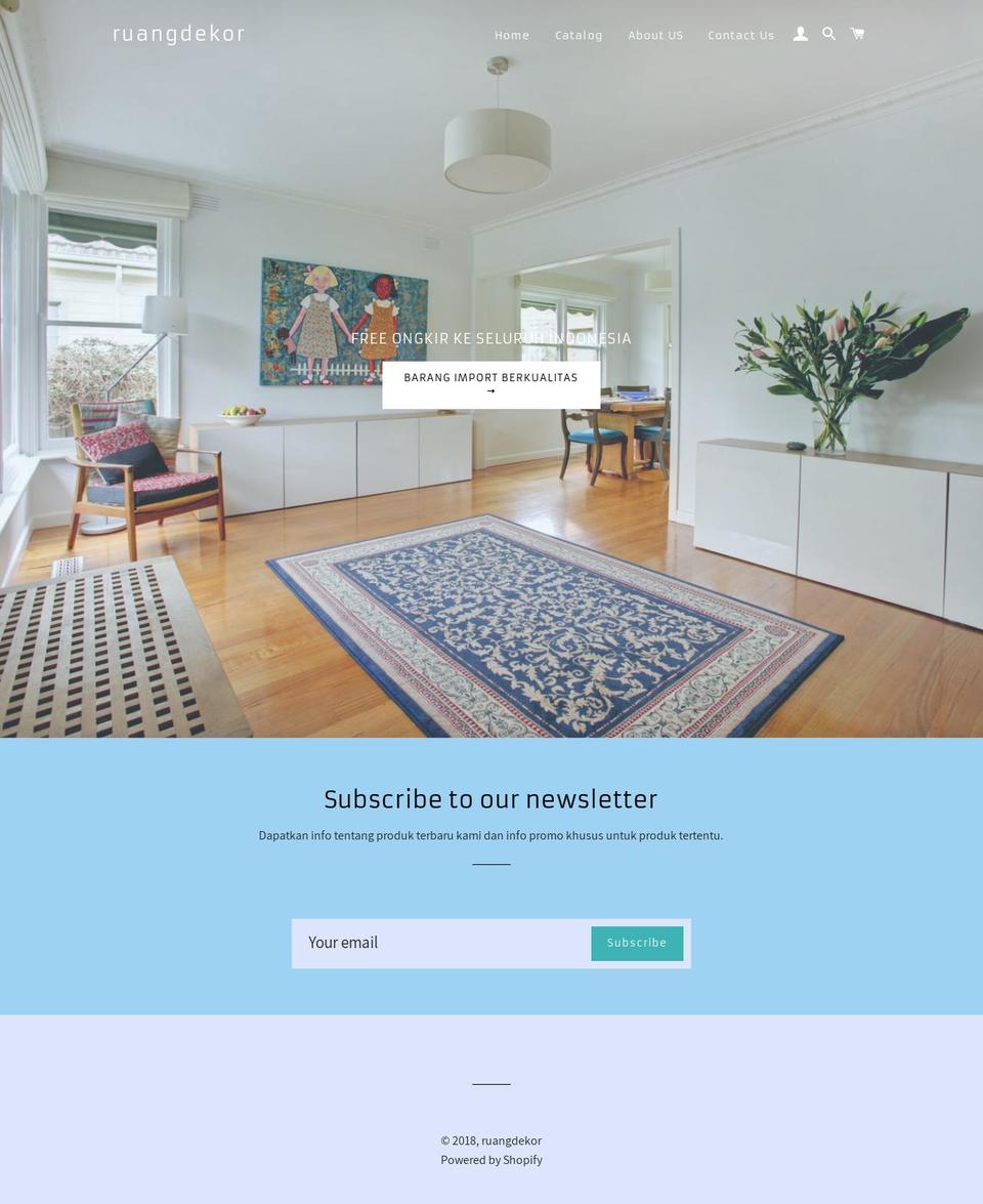 ruangdekor.com — Shopify storefront screenshot