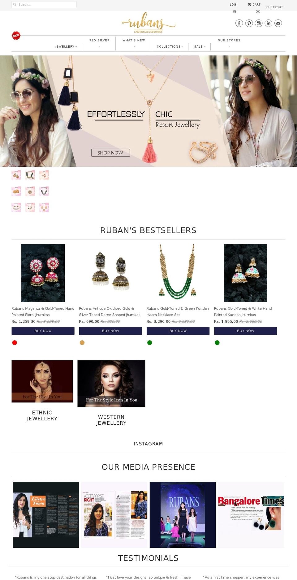 RUBANS-28th-Aug Shopify theme site example rubansaccessories.com