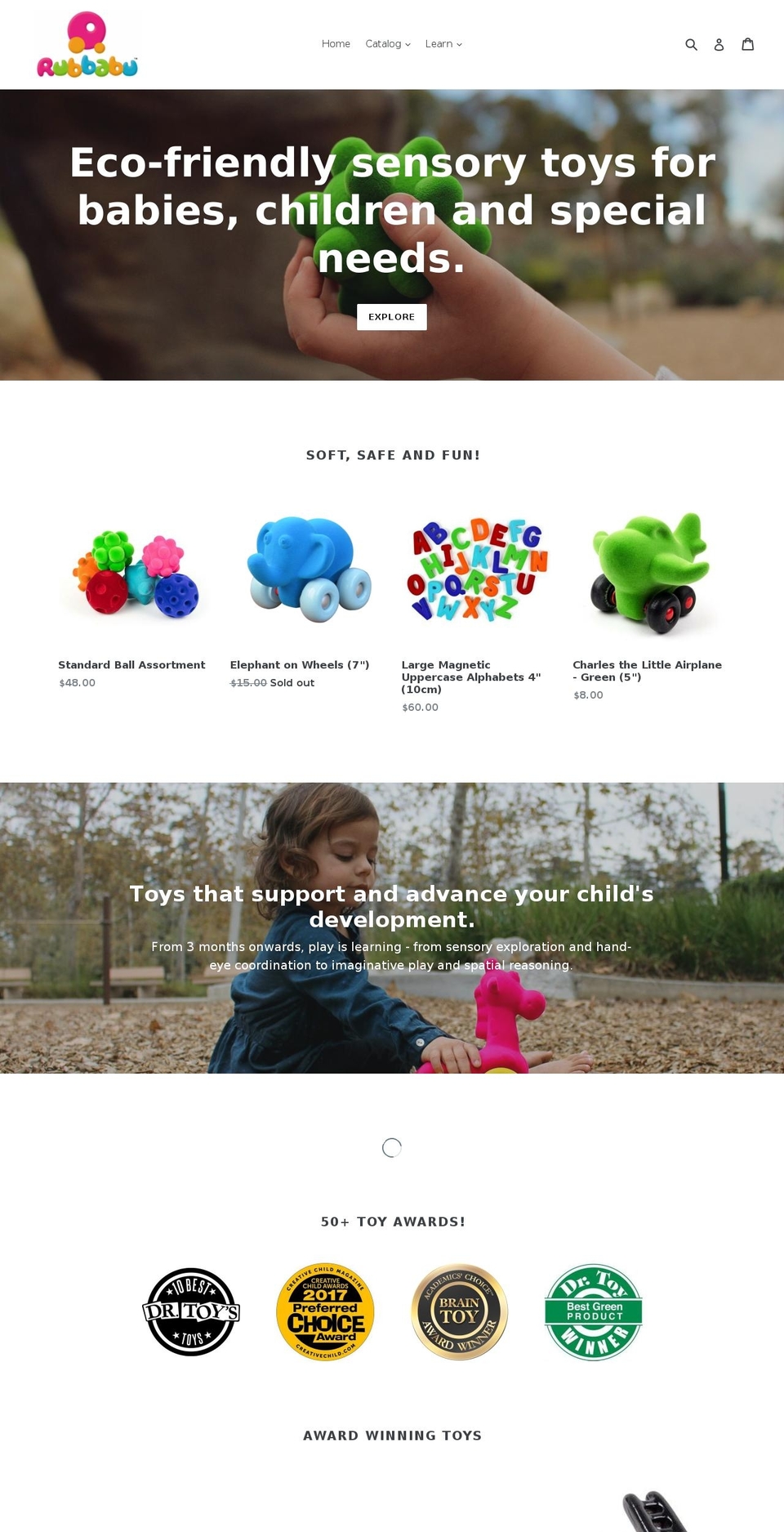 rubbabu.com — Shopify storefront screenshot