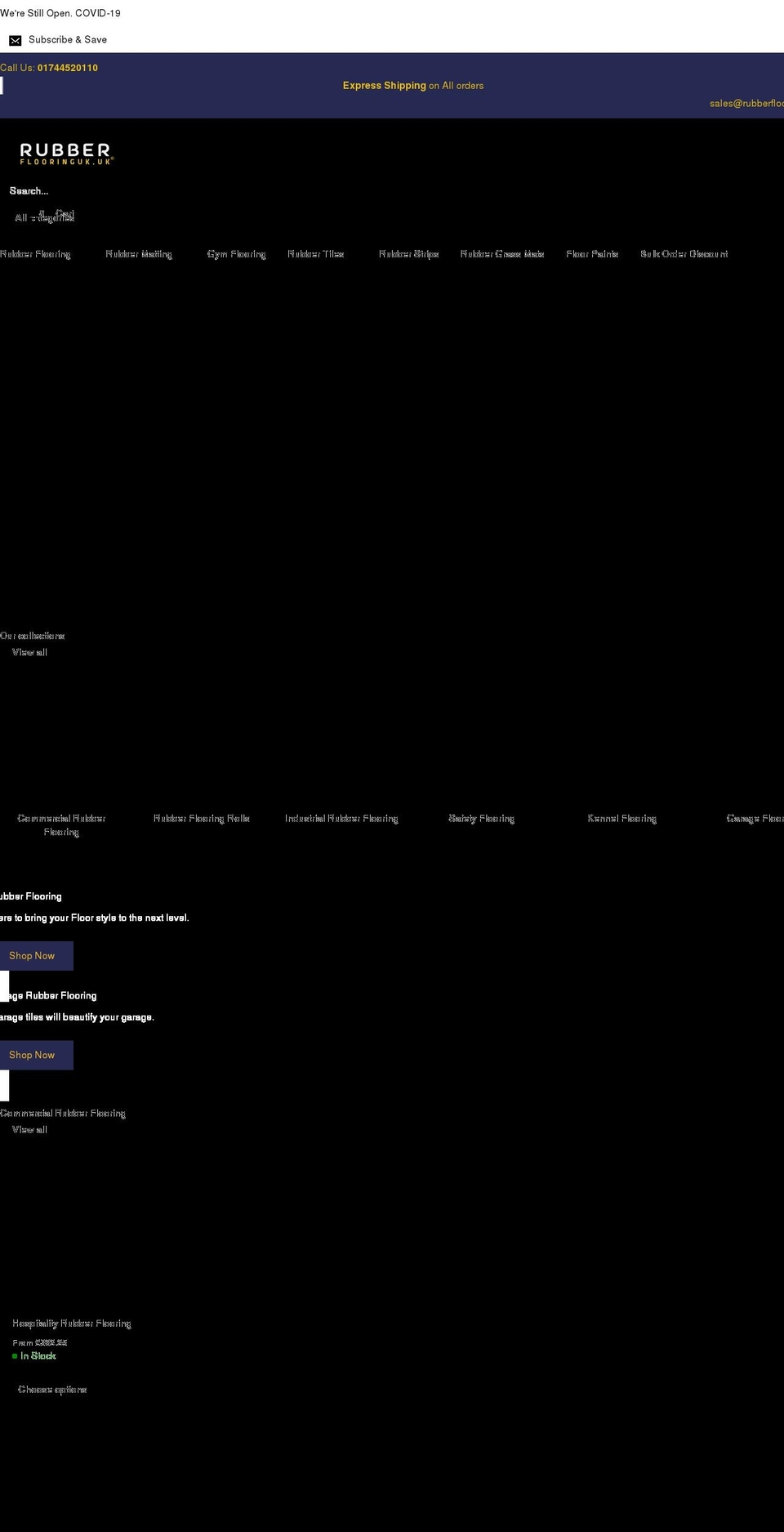 rubberflooringuk.uk shopify website screenshot