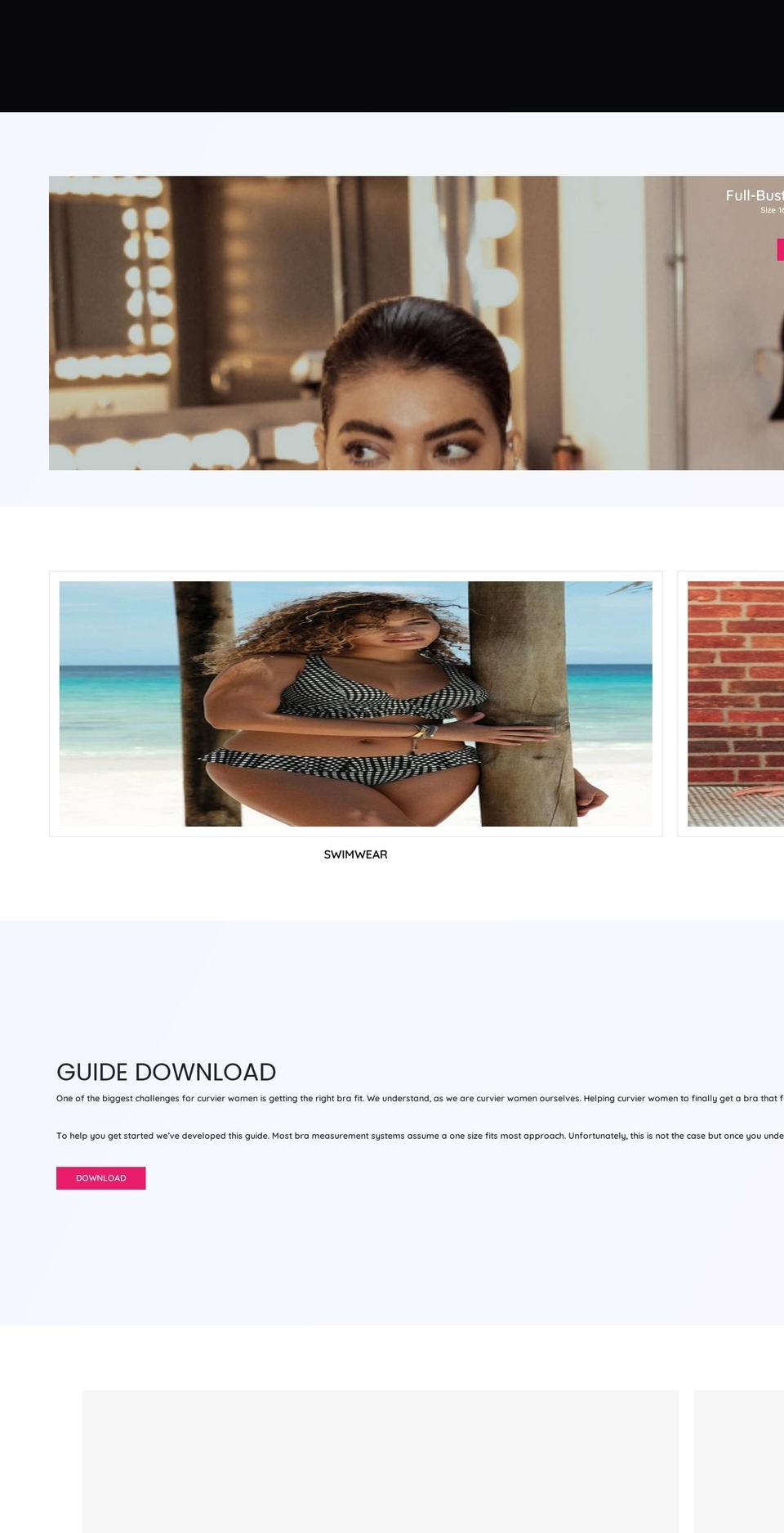 rubenesque.com.au shopify website screenshot