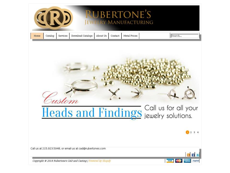 rubertones.com — Shopify storefront screenshot