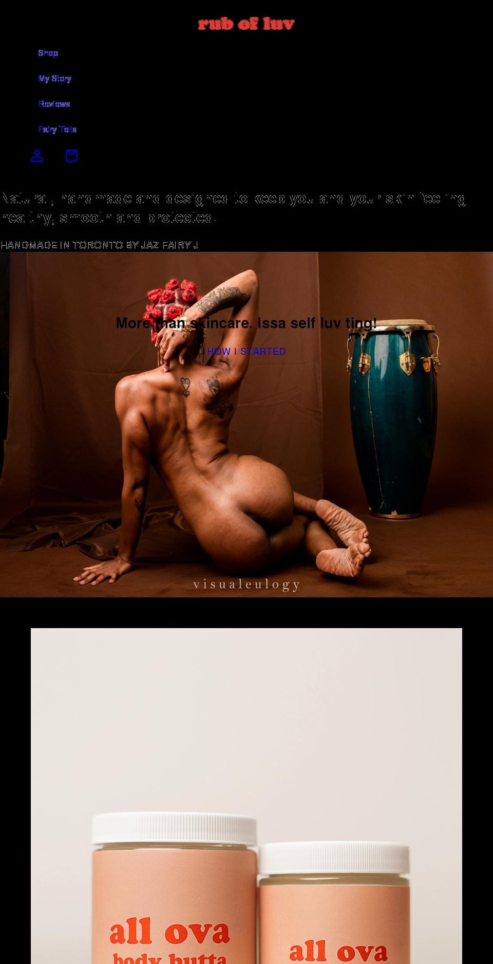 rubofluv.com shopify website screenshot