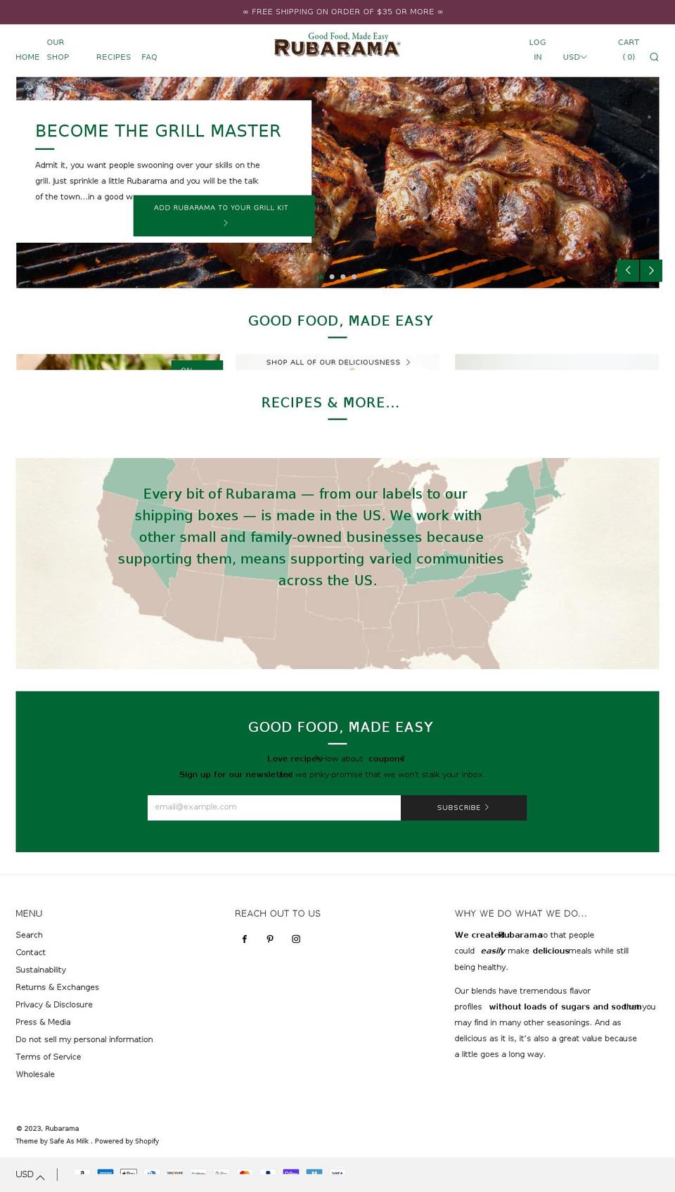 Copy of Venue Shopify theme site example ruborama.com