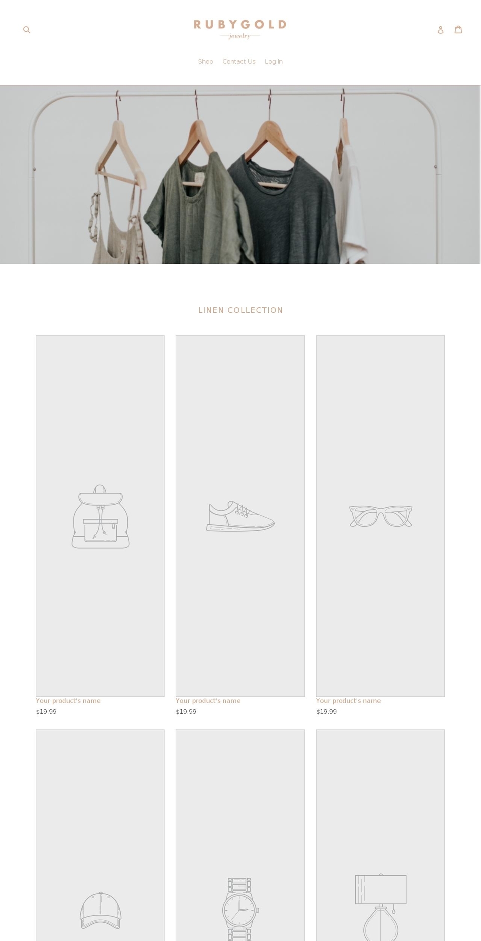 ruby-gold.com shopify website screenshot