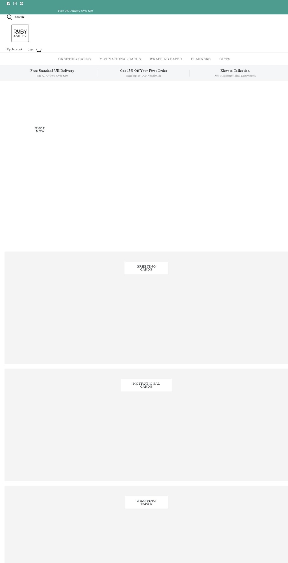 rubyashley.com shopify website screenshot