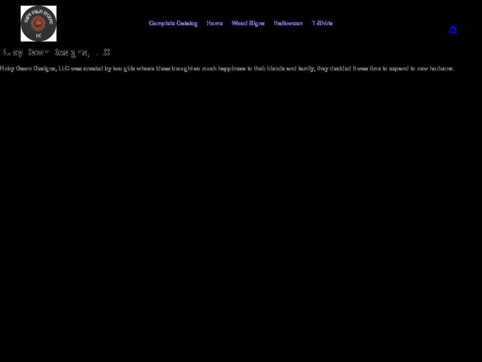 rubydawndesignsllc.com shopify website screenshot