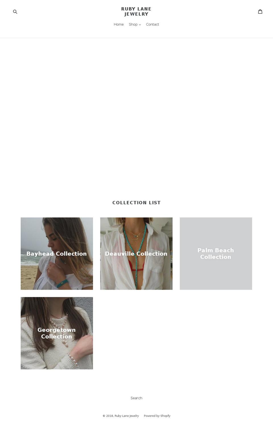 rubylanejewelry.com — Shopify storefront screenshot
