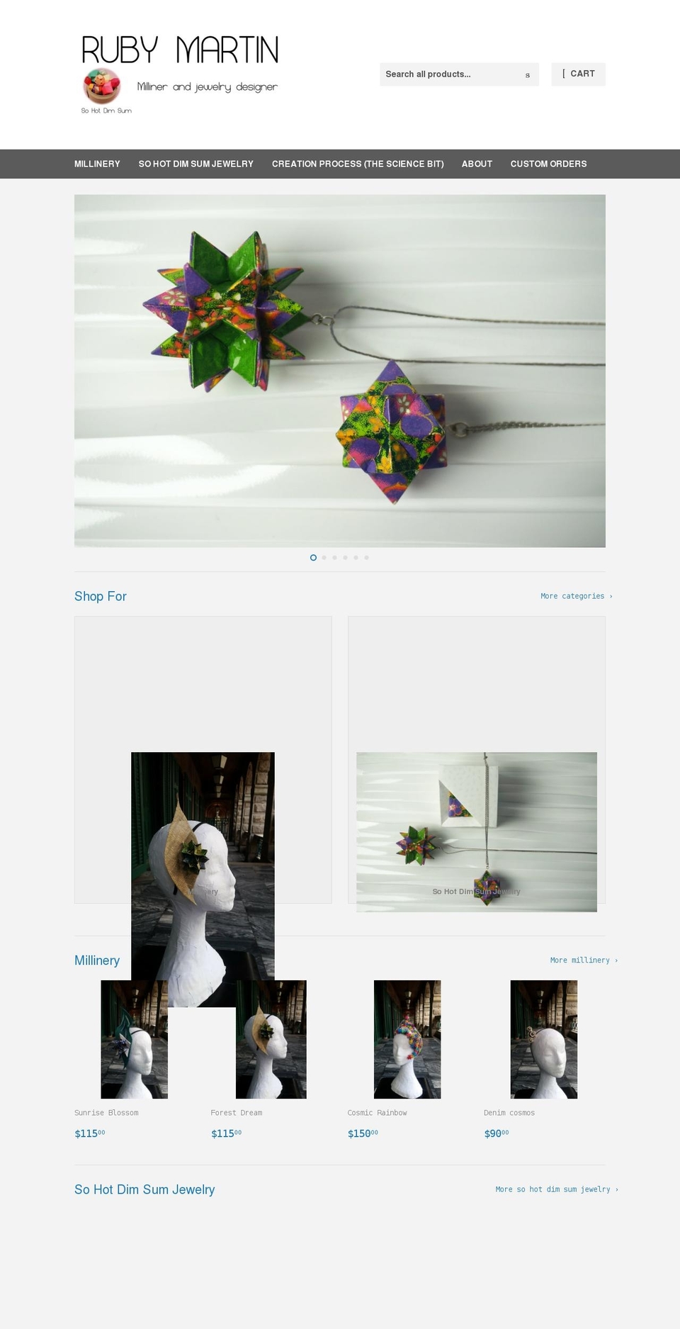 rubymartindesign.com shopify website screenshot
