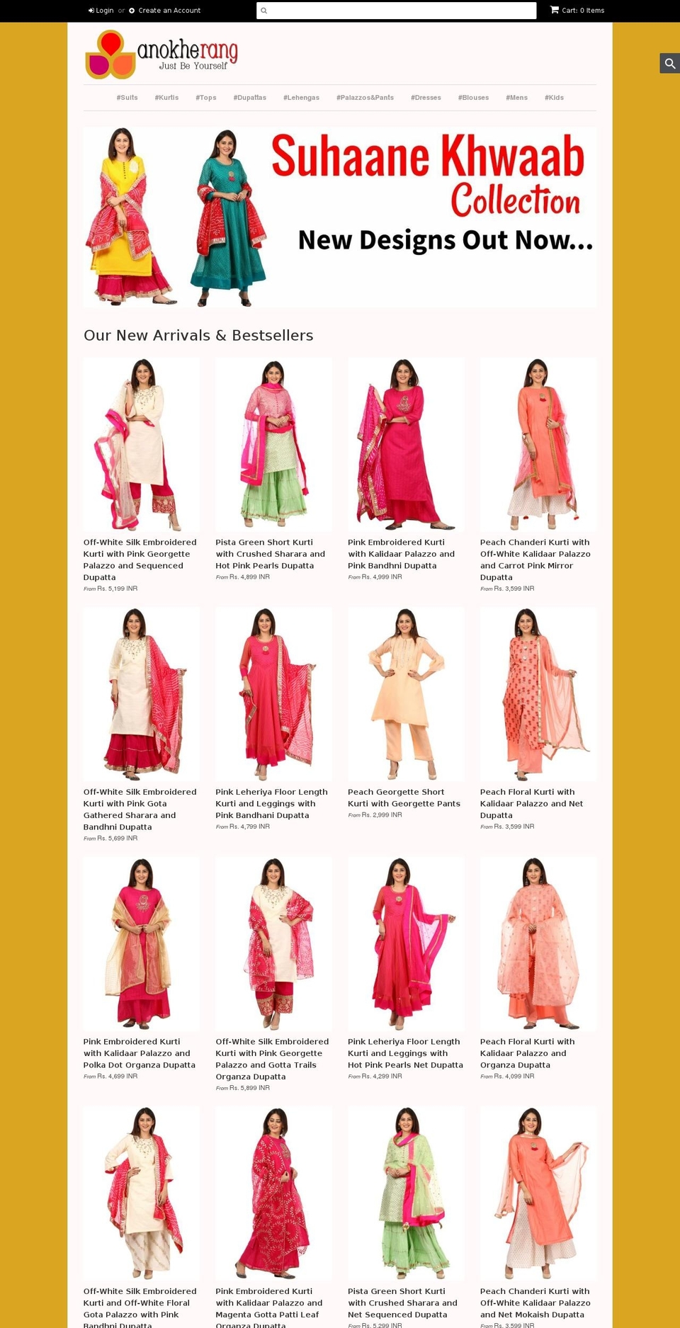 ruchikakkar.com — Shopify storefront screenshot
