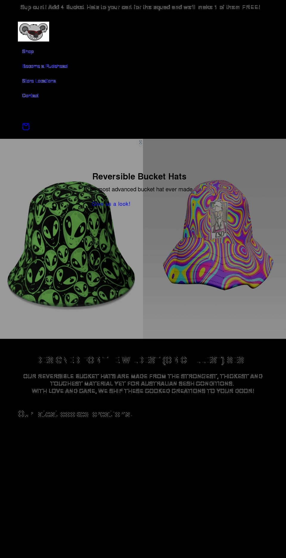 rudeheads.com shopify website screenshot