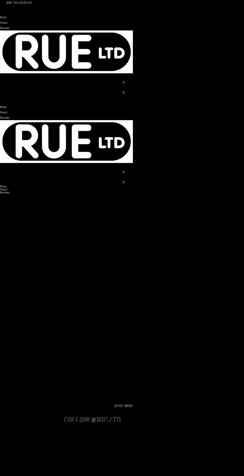 rueltd.com — Shopify storefront screenshot
