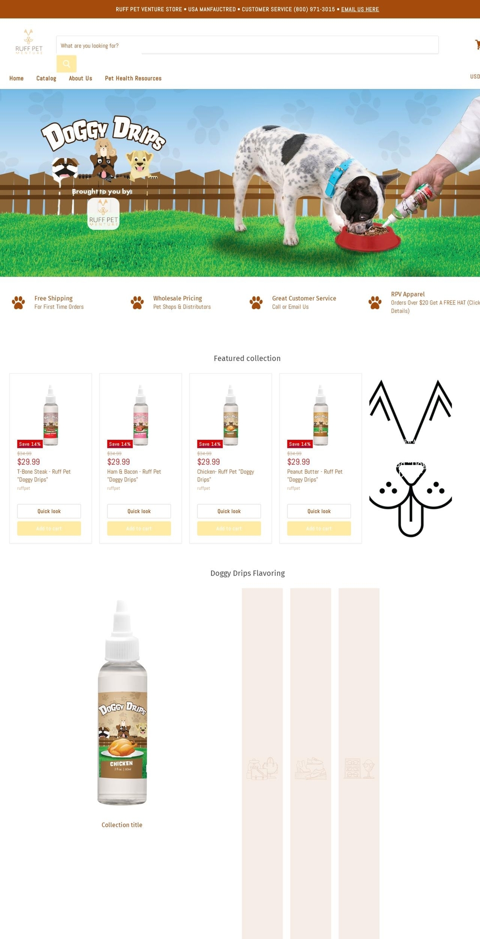 ruff-pet.com — Shopify storefront screenshot