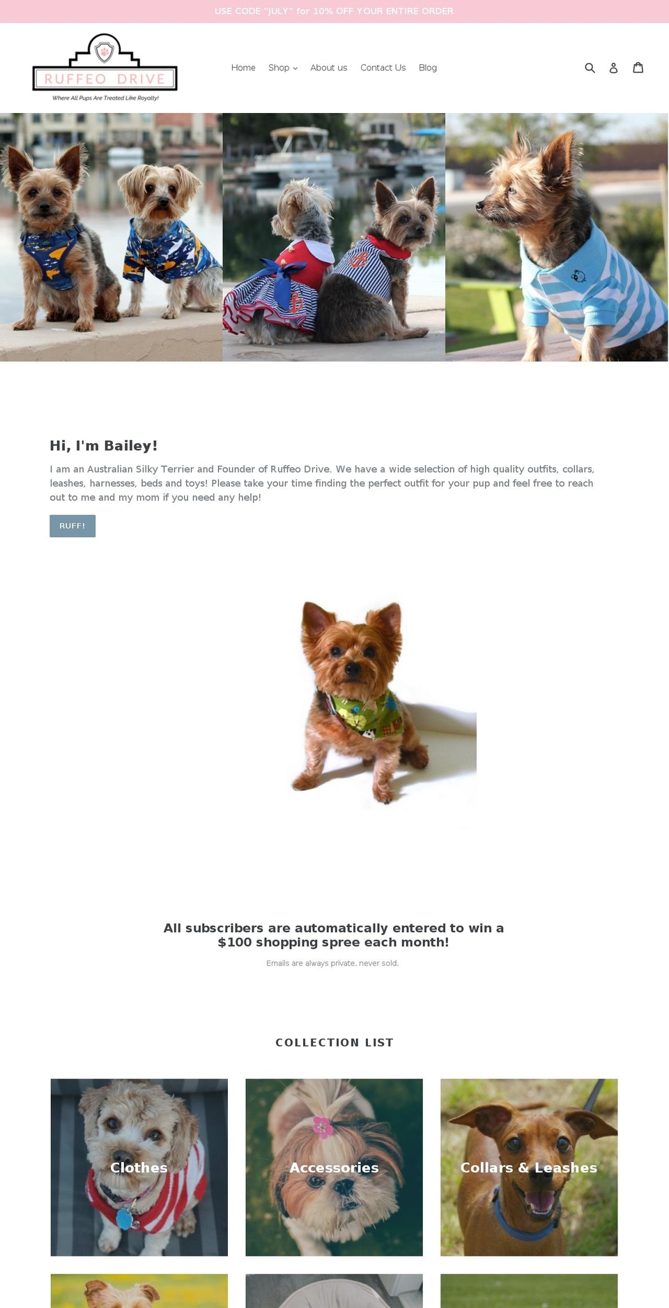 ruffeodrive.com — Shopify storefront screenshot