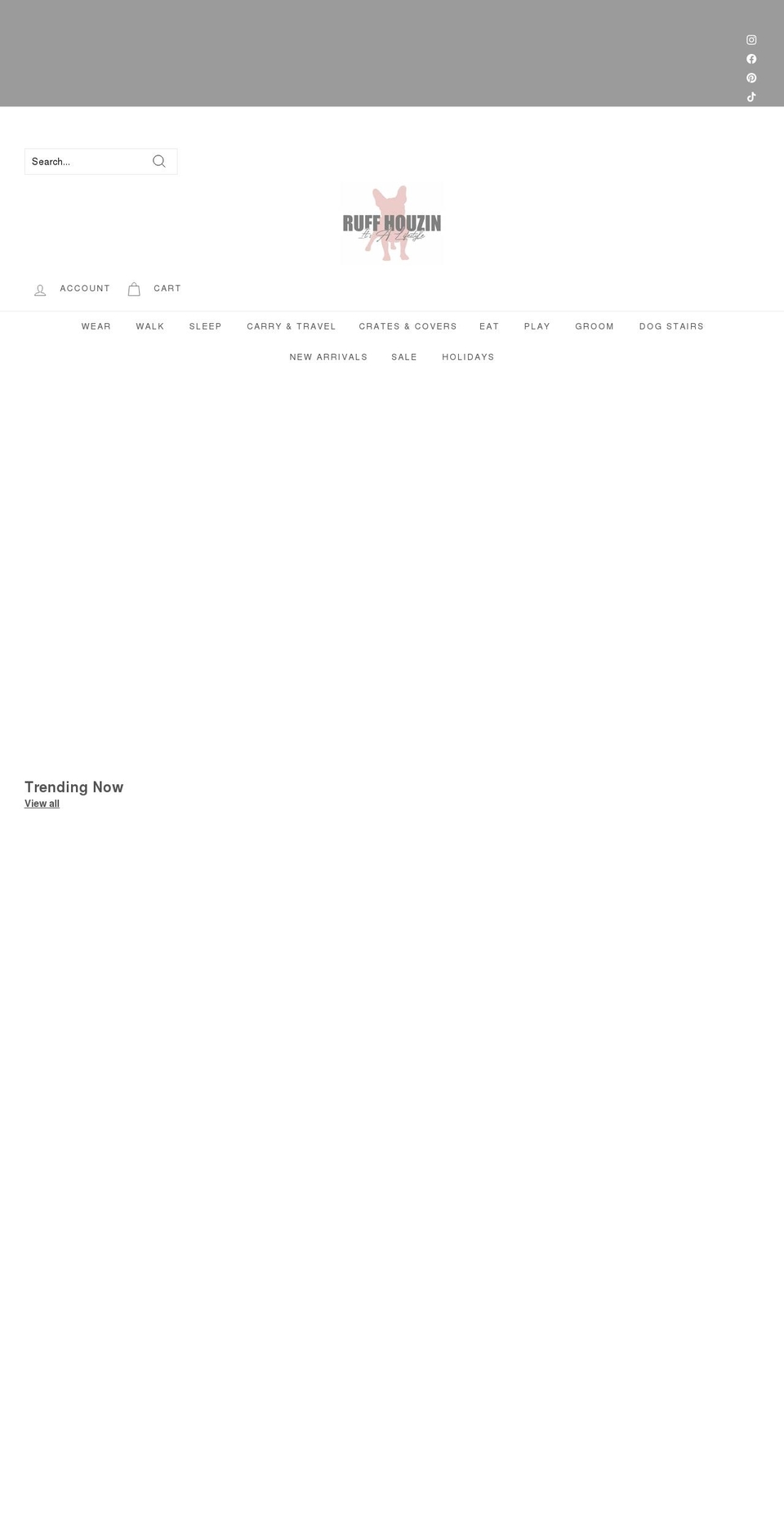ruffhouzin.com — Shopify storefront screenshot