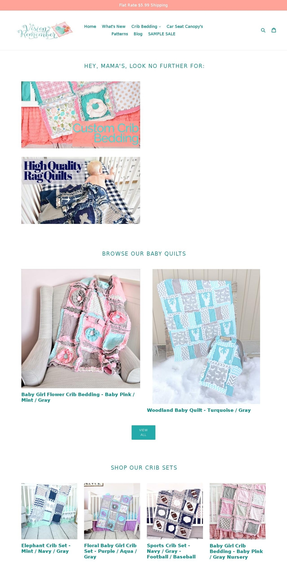 ruffledcurtain.com — Shopify storefront screenshot