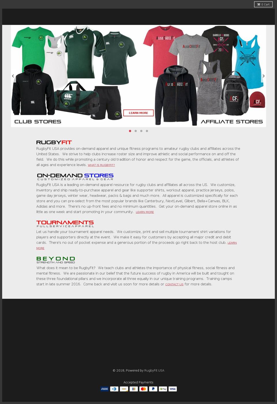 rugbyfitusa.com shopify website screenshot