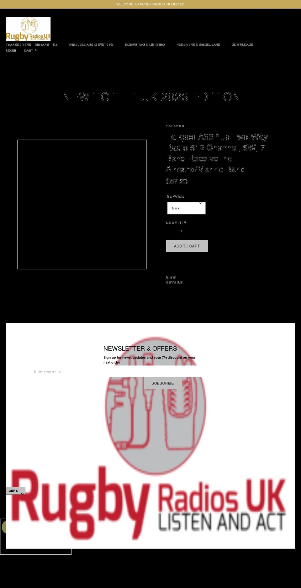 rugbyradiosuk.com shopify website screenshot