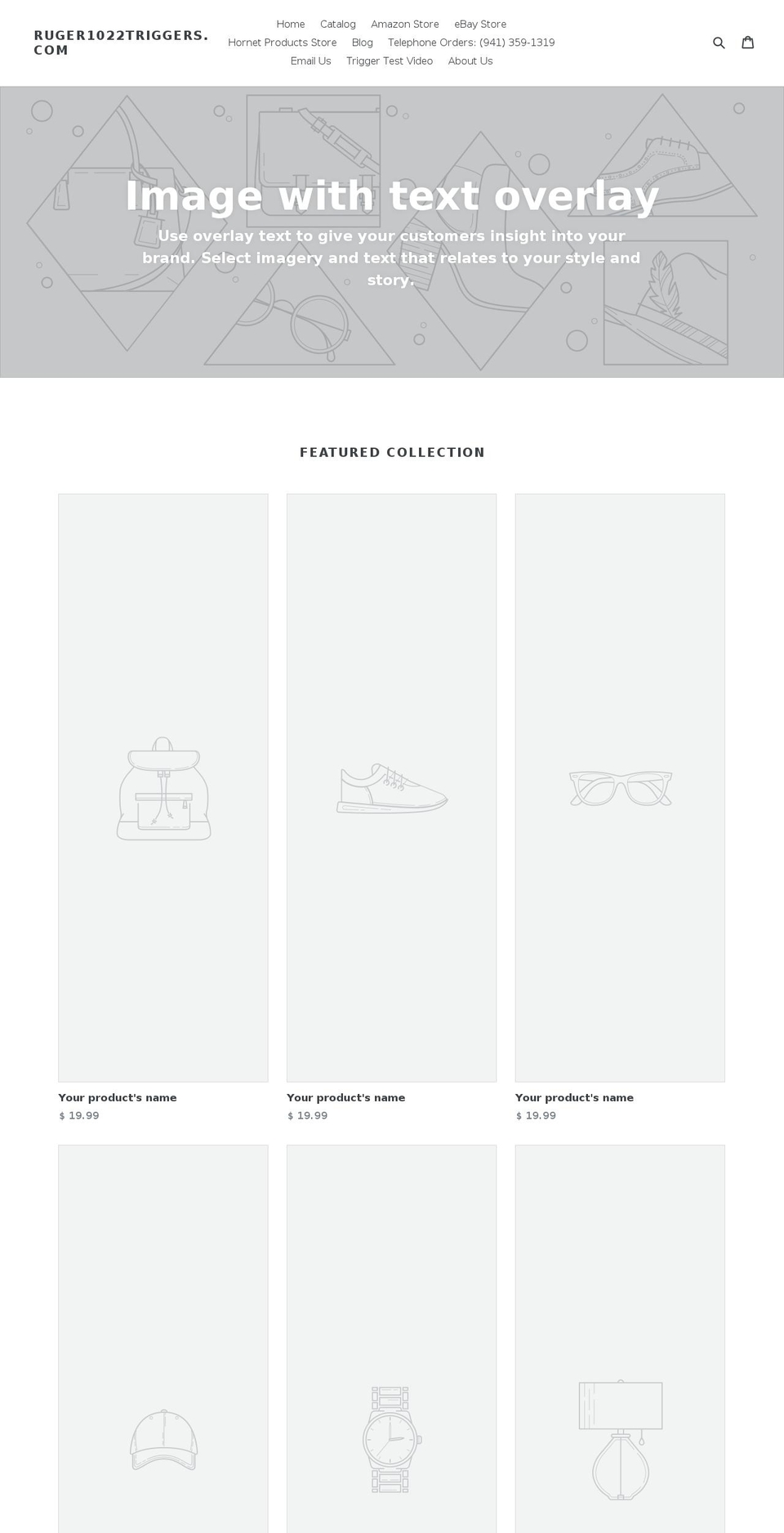 ruger1022superstore.com shopify website screenshot