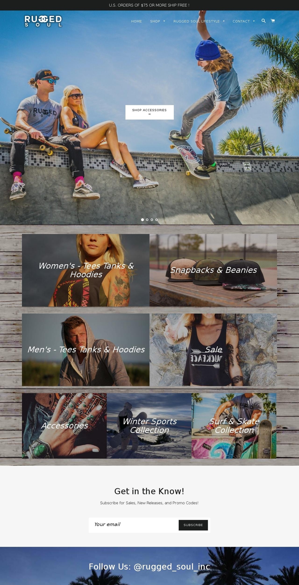 rugged-soul.com — Shopify storefront screenshot