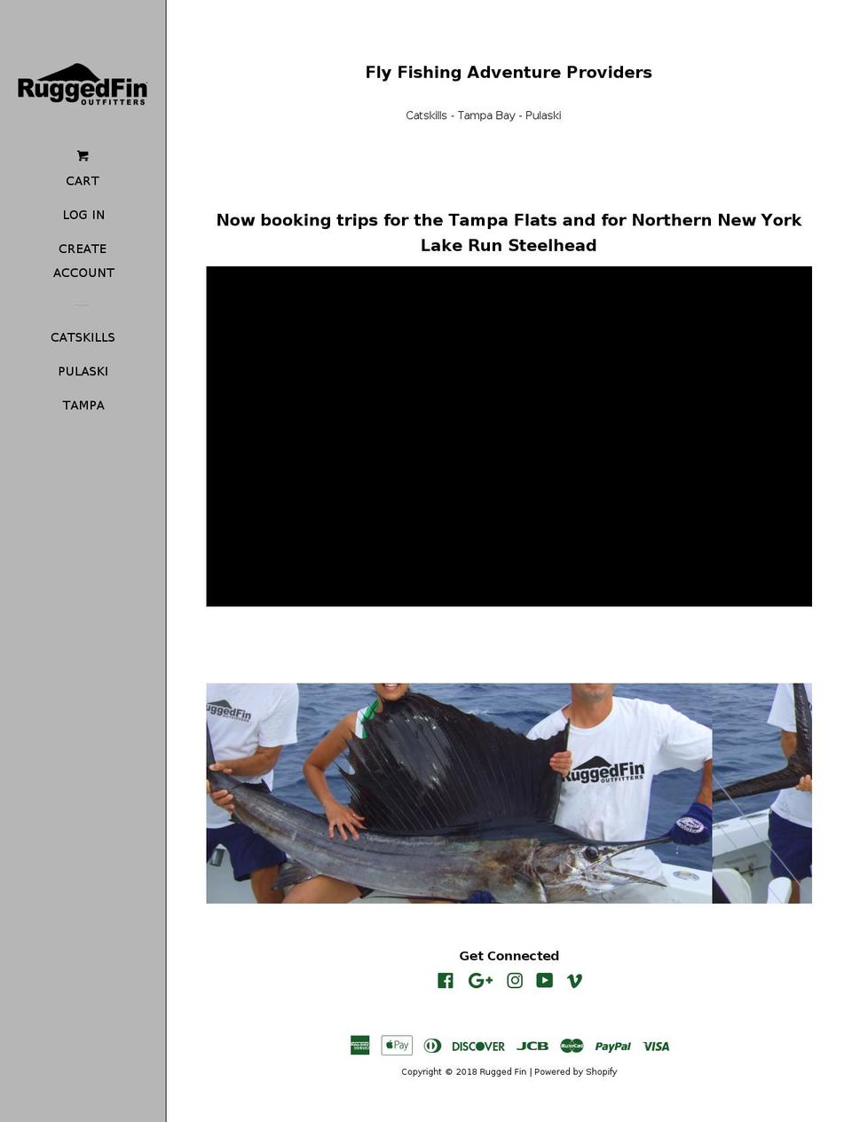 ruggedfin.com — Shopify storefront screenshot