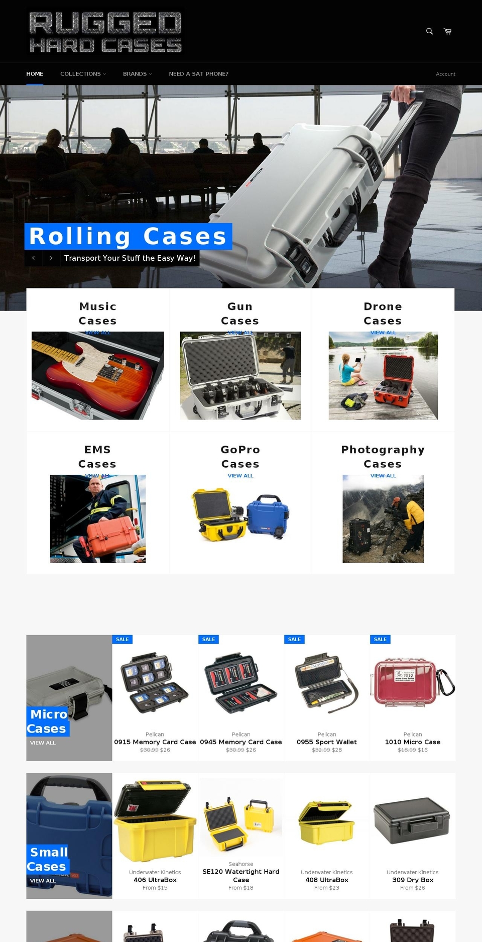 ruggedhardcases.com shopify website screenshot
