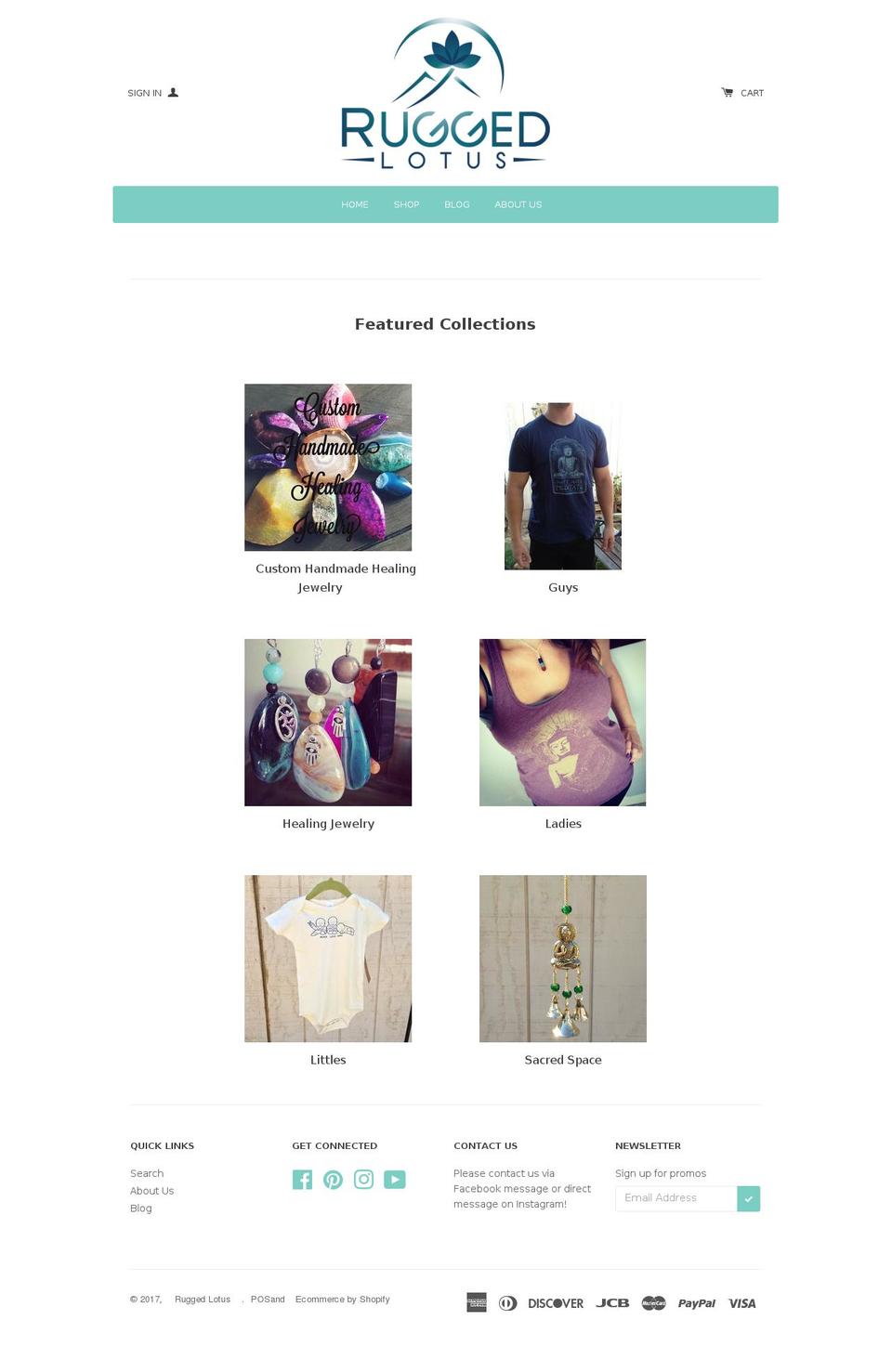 ruggedlotus.com shopify website screenshot