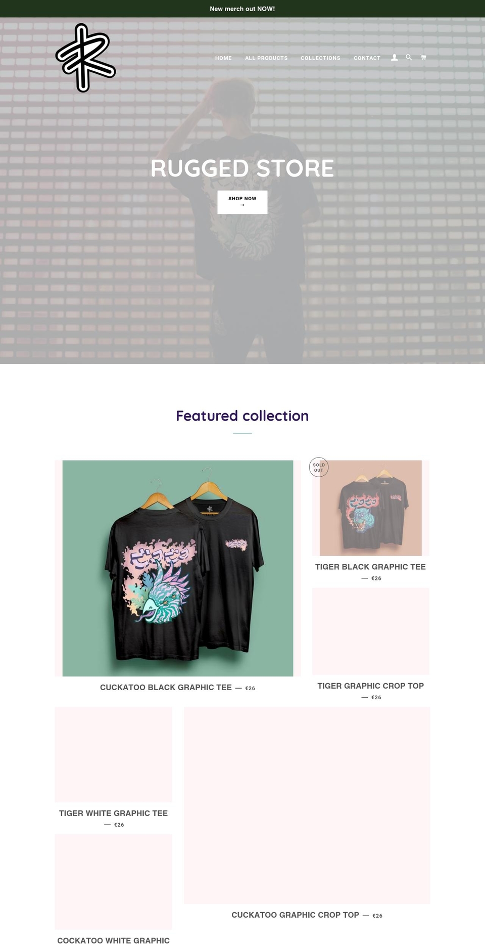 ruggedstitches.com — Shopify storefront screenshot