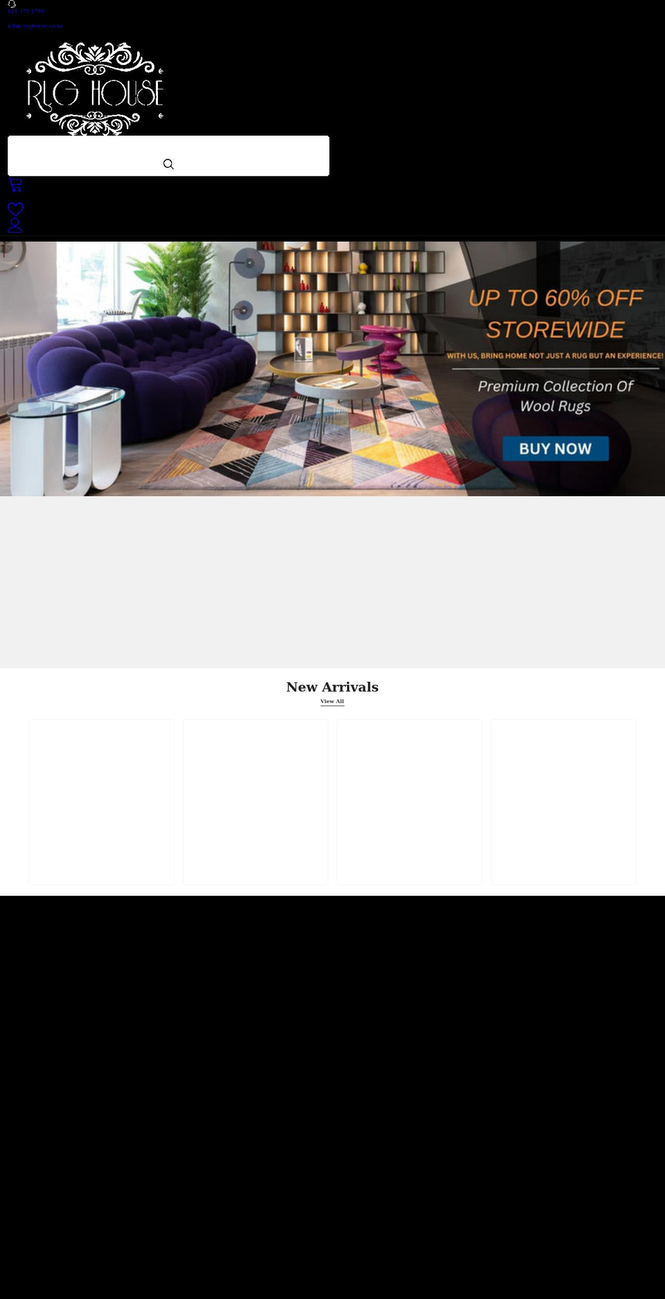 rughouse.co.nz shopify website screenshot