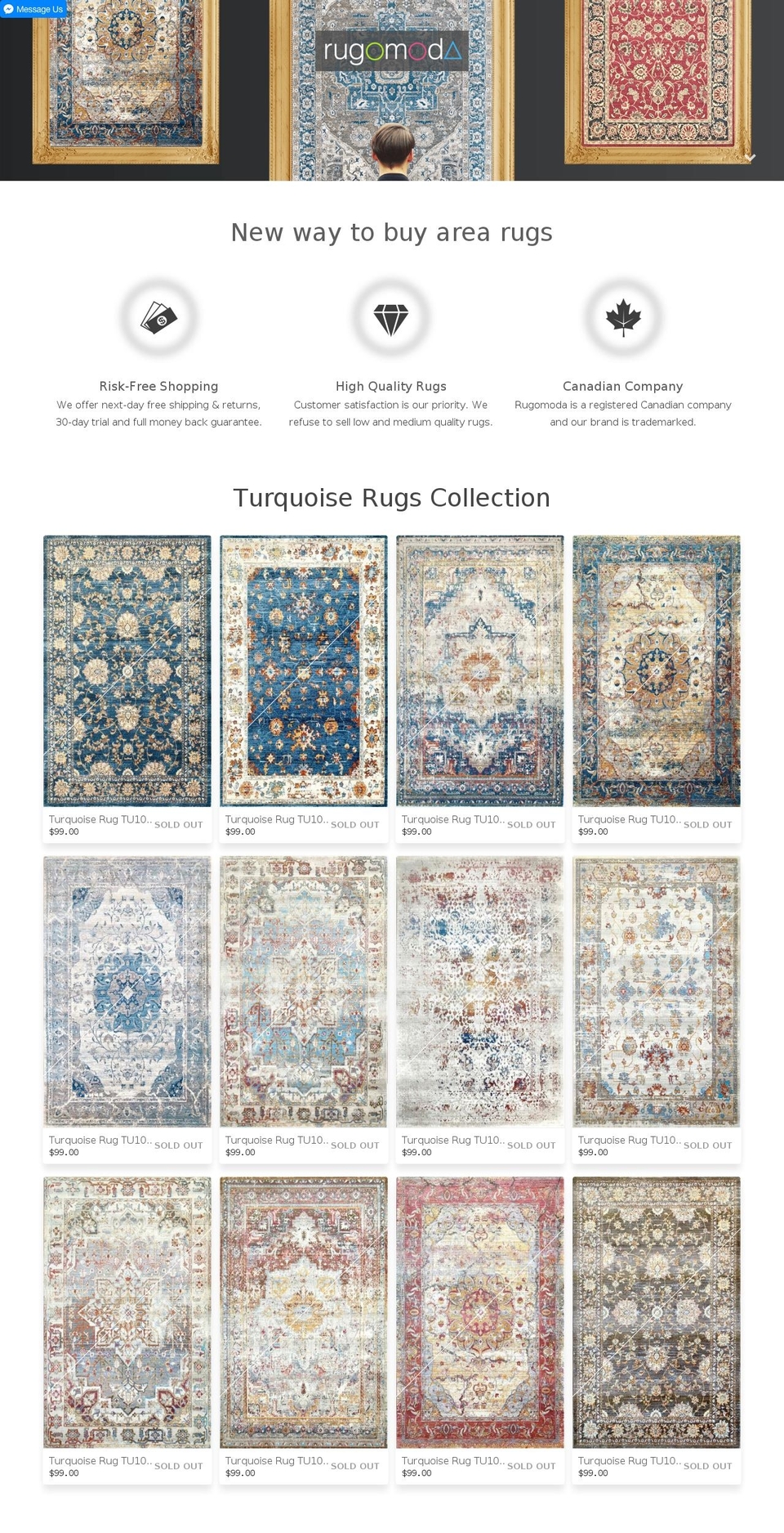 rugomoda.com — Shopify storefront screenshot