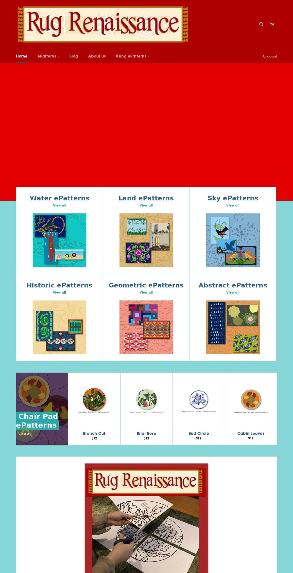 rugrenaissance.com shopify website screenshot