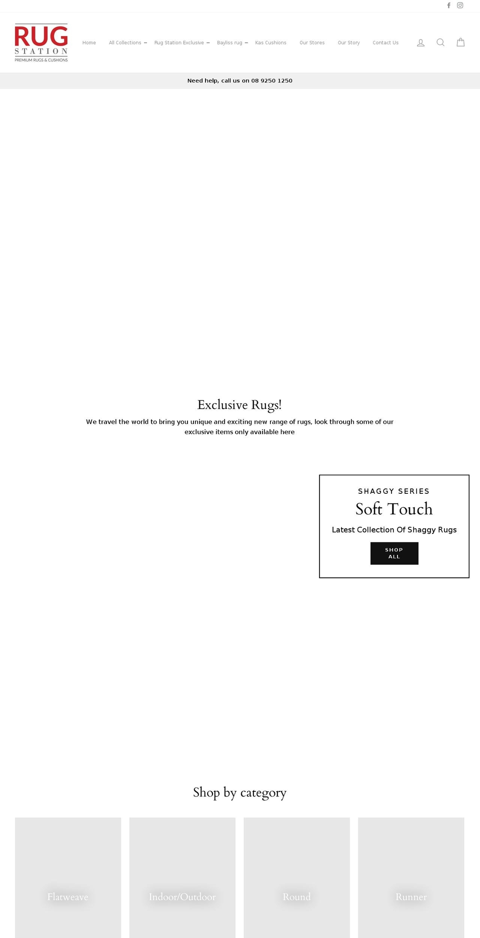 rugstation.com.au shopify website screenshot