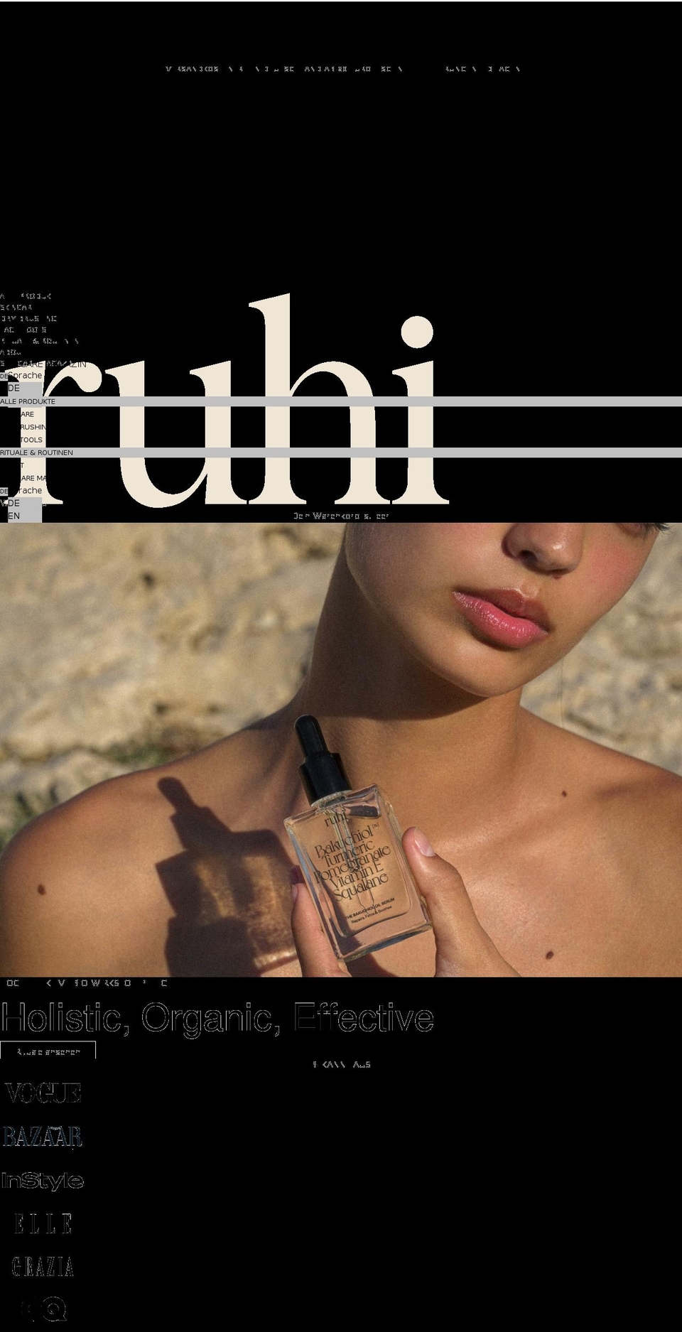 ruhi-rituals.com shopify website screenshot