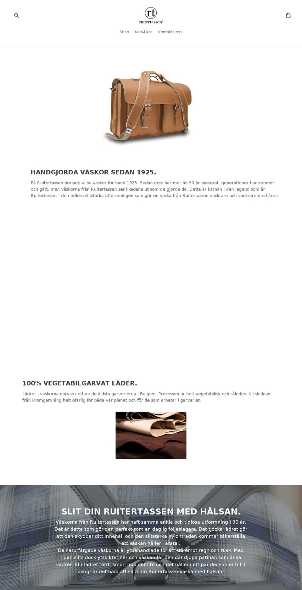 ruitertassen.se shopify website screenshot