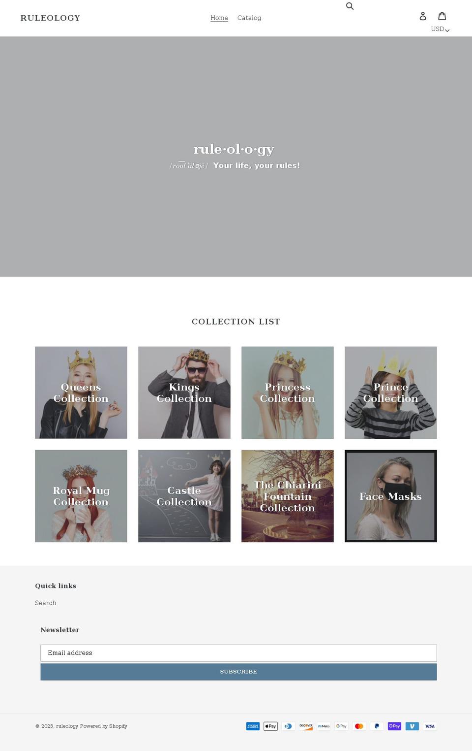 ruleology.com shopify website screenshot