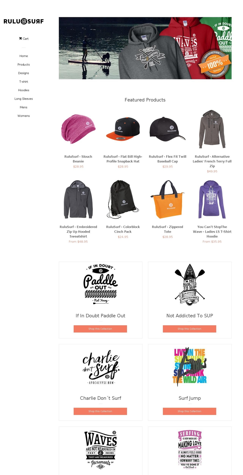 rulusurf.com — Shopify storefront screenshot