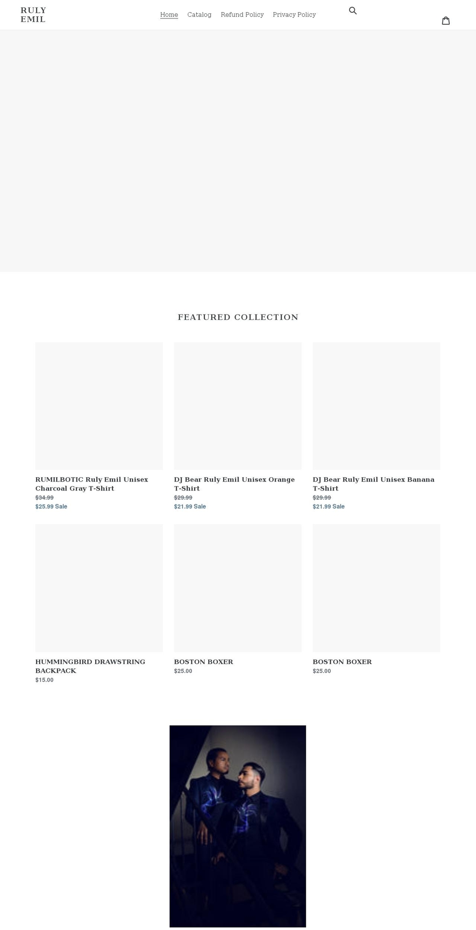rulyemil.com shopify website screenshot