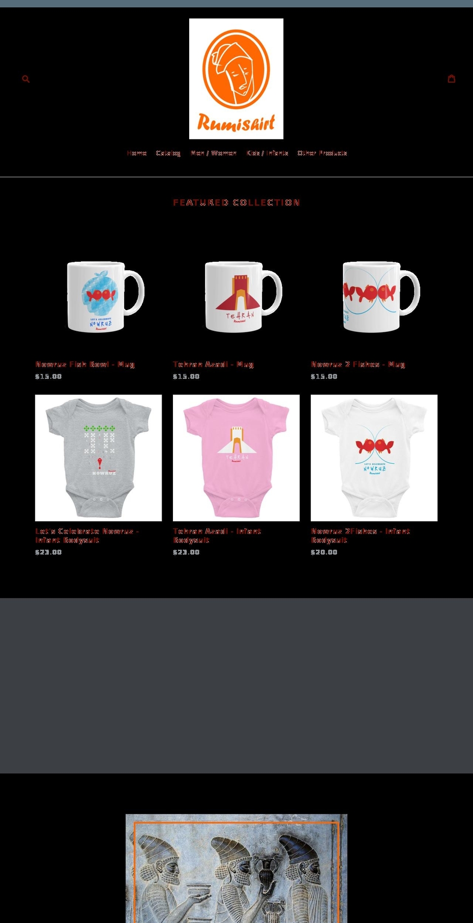 rumishirt.com shopify website screenshot