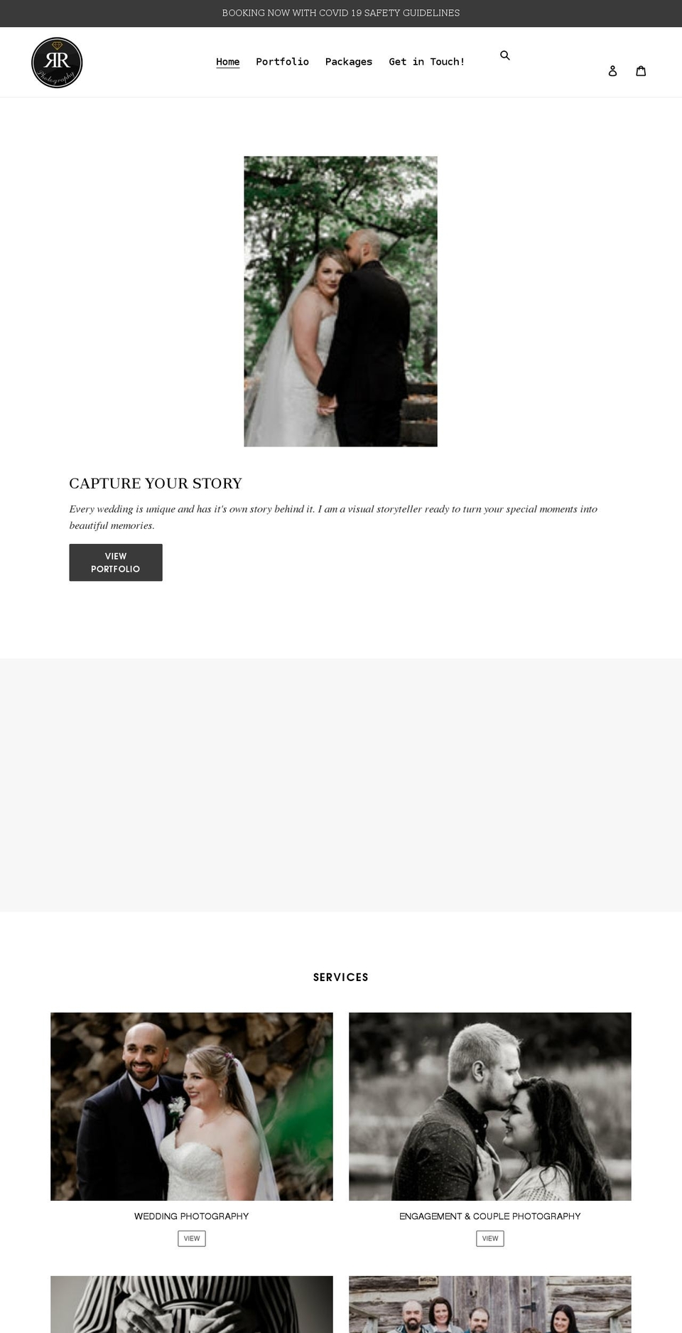 rummanrphotography.com shopify website screenshot