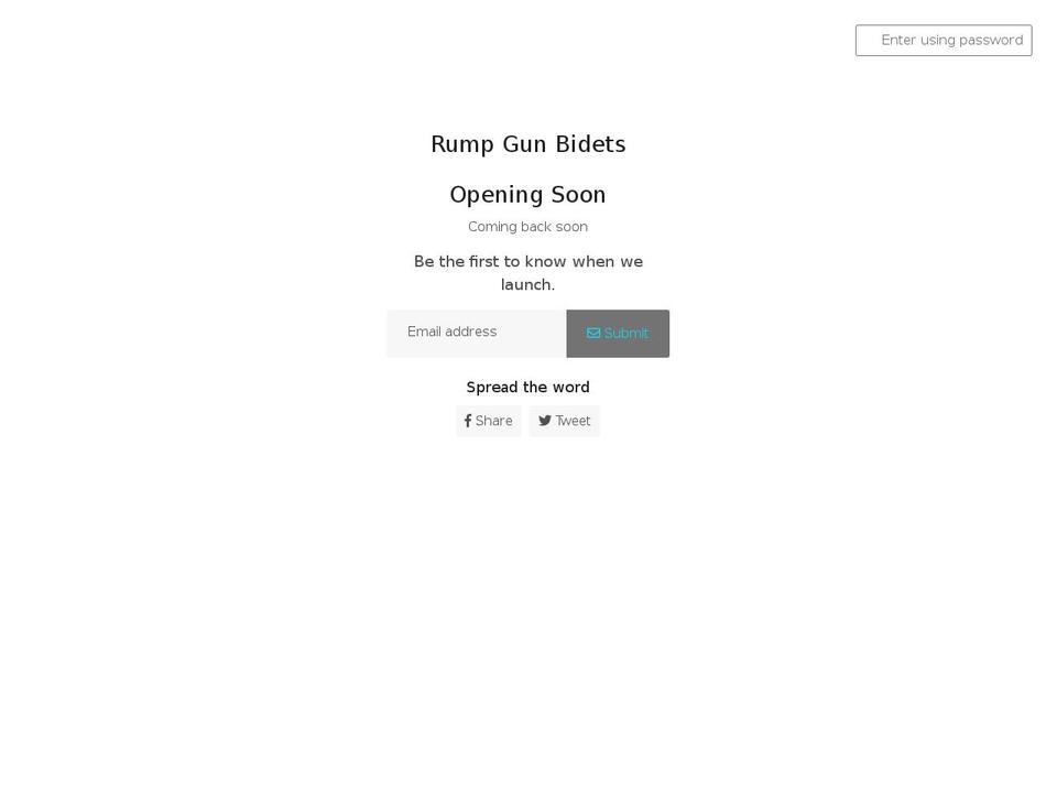 rumpgun.com shopify website screenshot