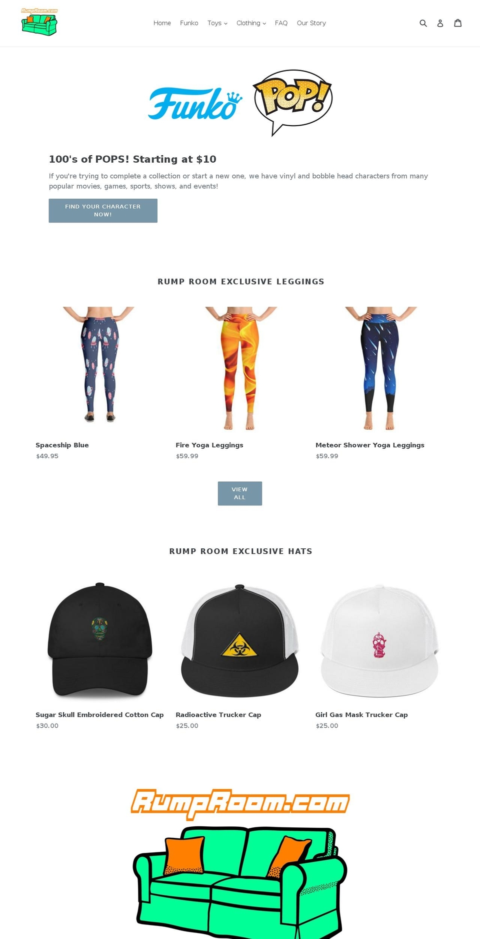 rumproom.com — Shopify storefront screenshot