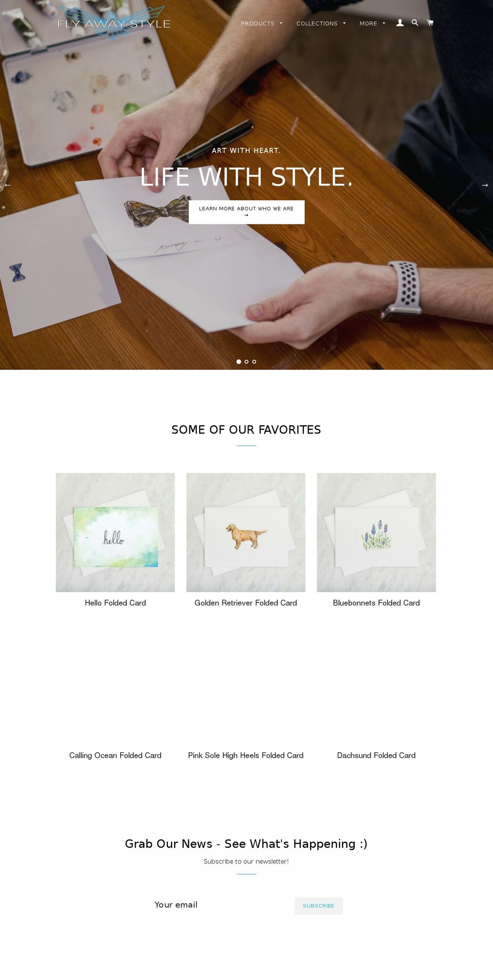 runawaypainter.com — Shopify storefront screenshot